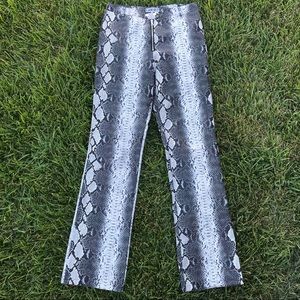I.AM.GIA snakeskin pants